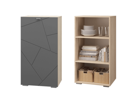 Шкаф-тумба Скайлайн графит