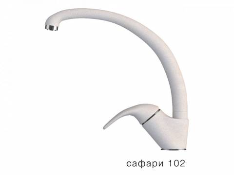 Смеситель для кухни высокий Эко Tolero Сафари 102