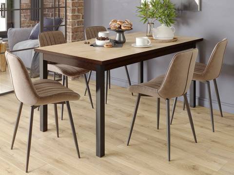 Стол обеденный Квант 1600 дуб бунратти/венге