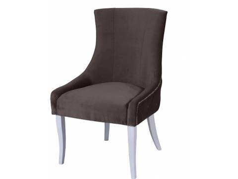Стул Марцио коричневый опоры белые