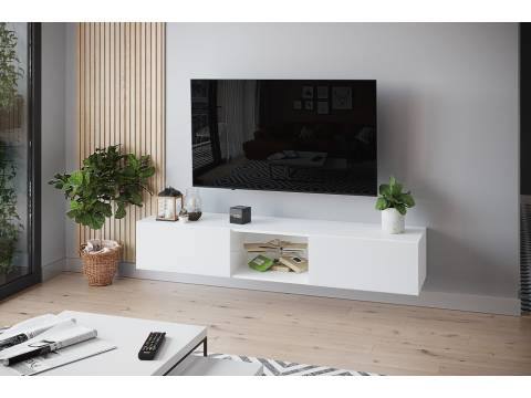 Тумба ТВ подвесная 02 белый