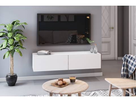 Тумба ТВ подвесная 03 белый