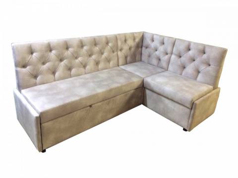 Угловой диван Призма каретная стяжка венус бейдж