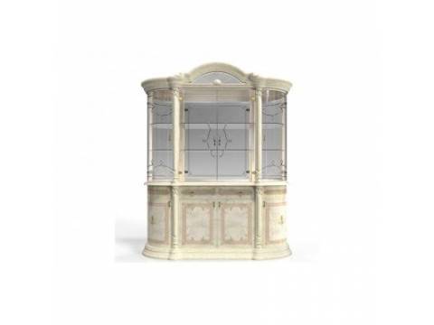 Витрина 4 дверная Роза беж